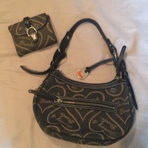 Dooney & Bourke matching purse and wallet